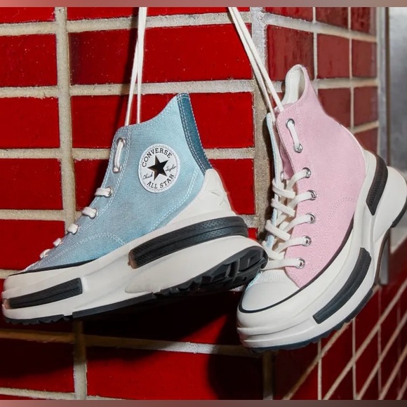 NWT Converse Run Star Legacy CX Hi Ocean Retreat Blue / Sunrise Pink UNISEX - Picture 8 of 16
